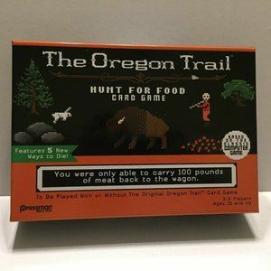 NEW Oregon Trail Hunt for Food Card Game
